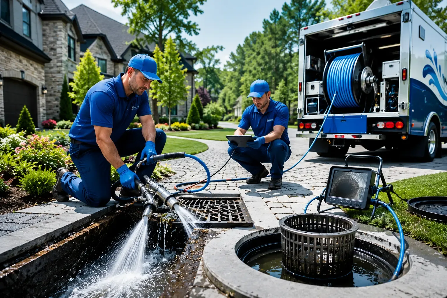 Local outdoor drain cleaning professionals in Curryville, PA